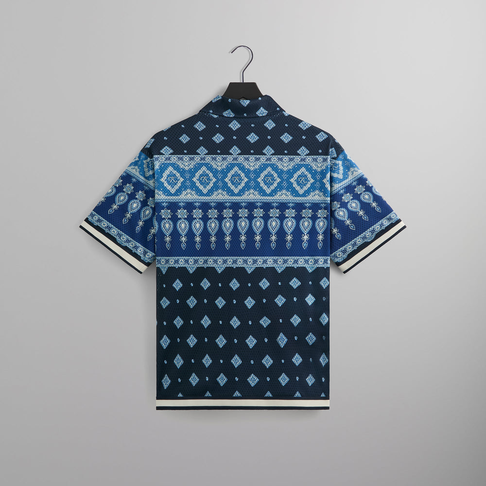 Kith Printed Mesh Woodpoint Shirt - Nocturnal | Kith Nocturnal