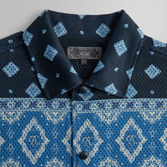 Kith Printed Mesh Woodpoint Shirt - Nocturnal | Kith Nocturnal