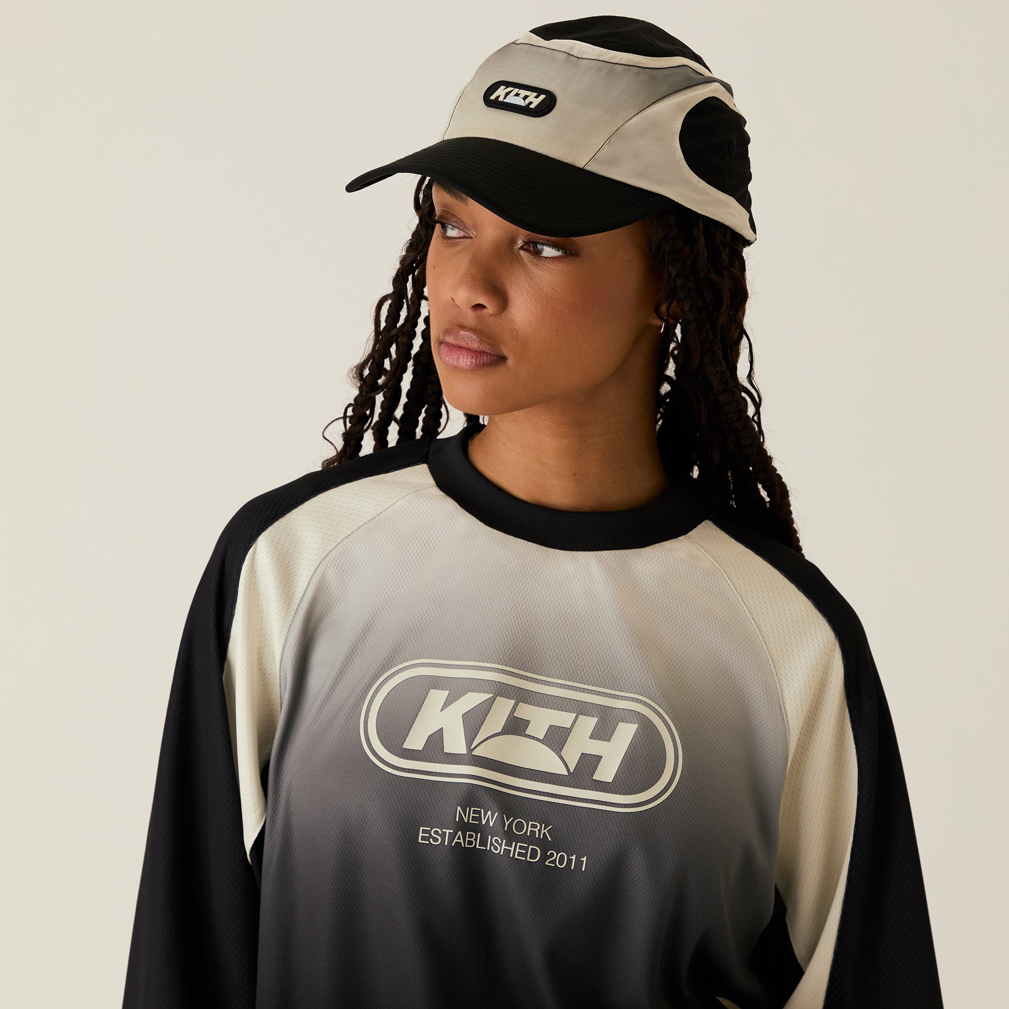 Kith Women Accelerator Wrinkle Nylon Cap - Black | Kith Black