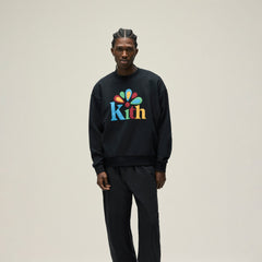 Kith Serif Applique Nelson Crewneck - Black | Kith Black