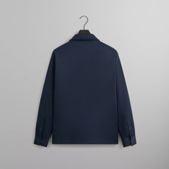 Kith Long Sleeve Boxy Collared Overshirt - Nocturnal | Kith Nocturnal