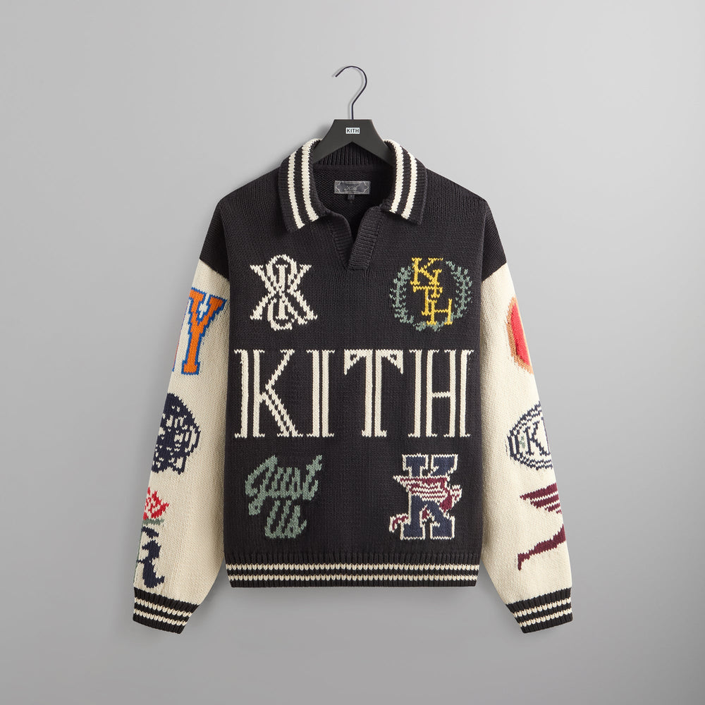 Kith Nelson Rugby Sweater - Black | Kith Black