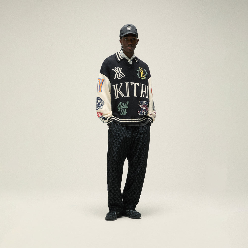 Kith Nelson Rugby Sweater - Black | Kith Black