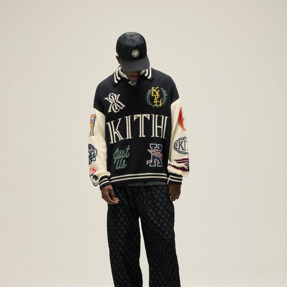 Kith Nelson Rugby Sweater - Black | Kith Black
