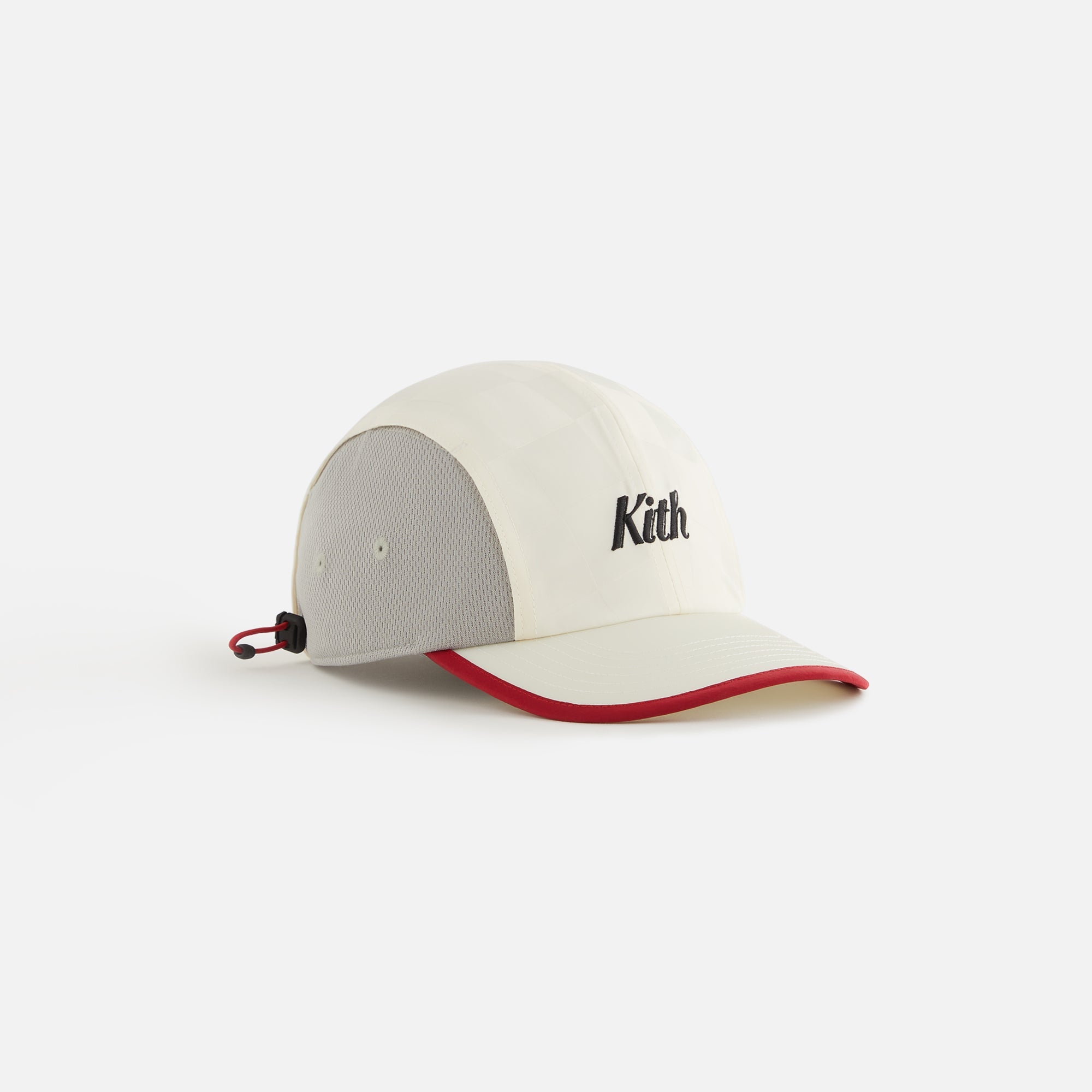Kith Kids Checkered Satin Camper Cap - Sandrift | Kith Sandrift