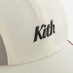 Kith Kids Checkered Satin Camper Cap - Sandrift | Kith Sandrift