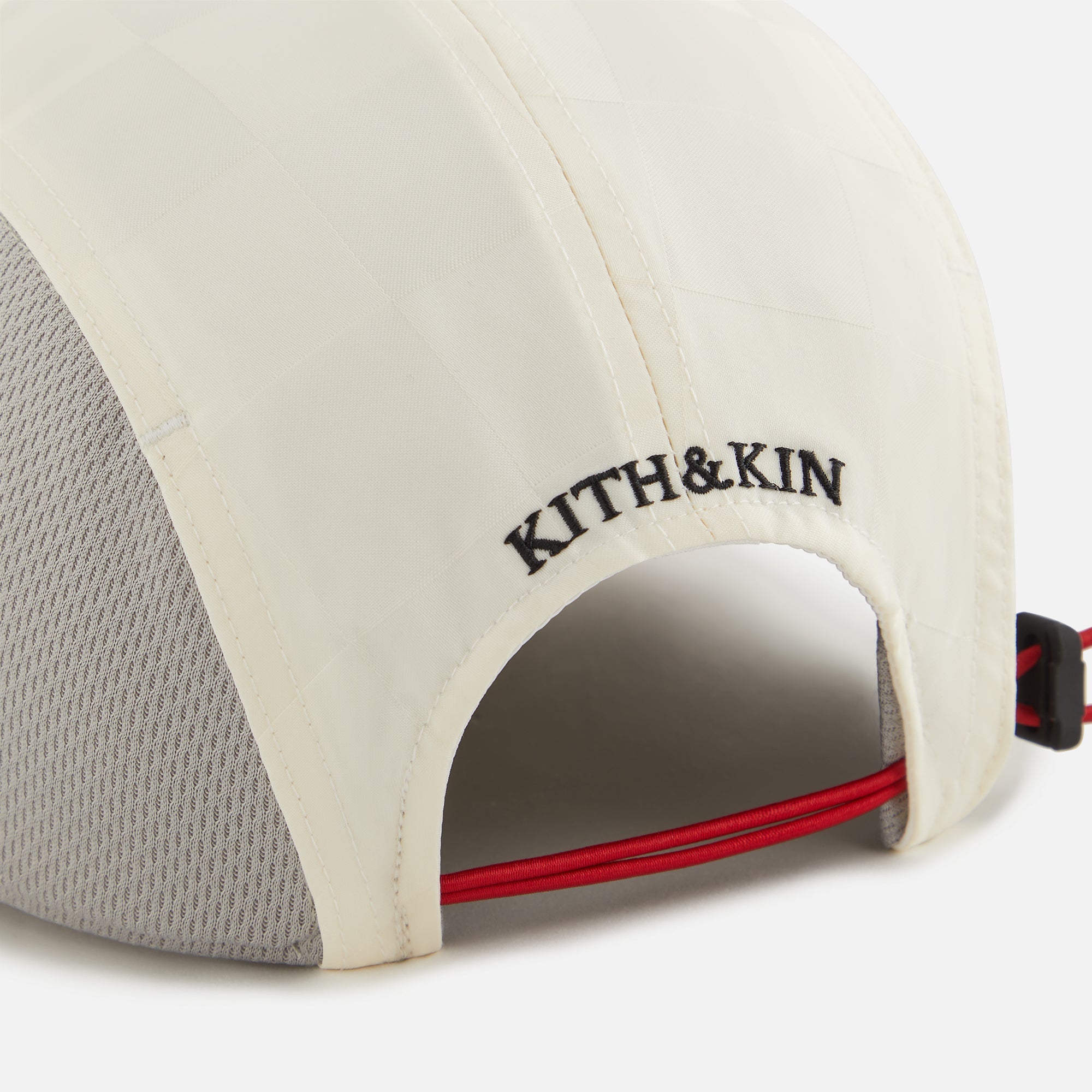 Kith Kids Checkered Satin Camper Cap - Sandrift | Kith Sandrift