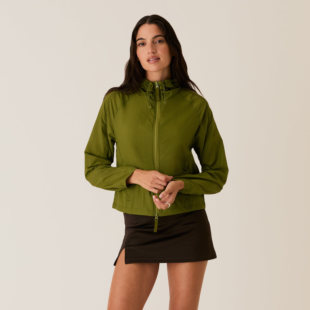 Kith Women Nova Ripstop Windbreaker - Divine | Kith Divine
