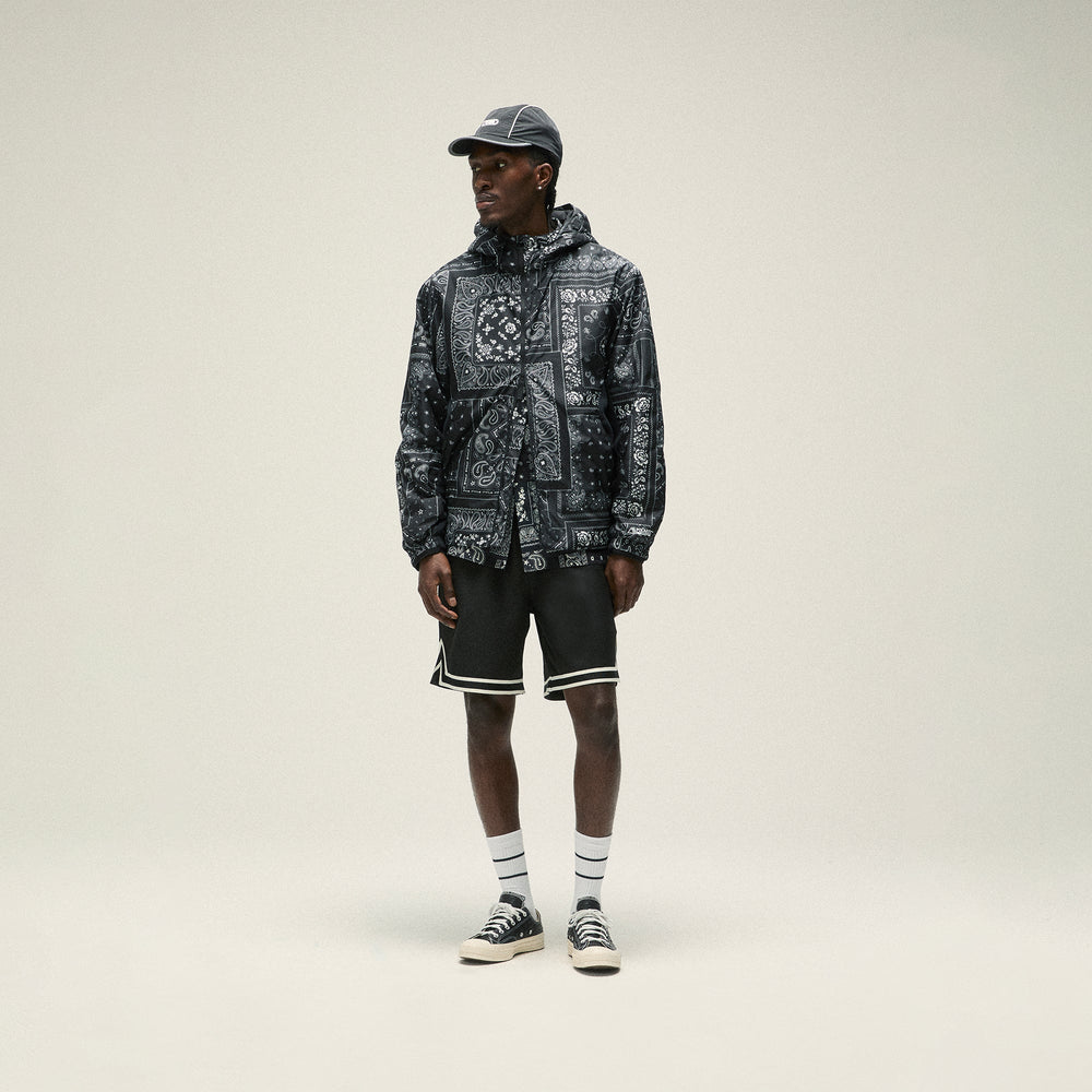 Kith Deconstructed Bandana Madison V Jacket - Black | Kith Black