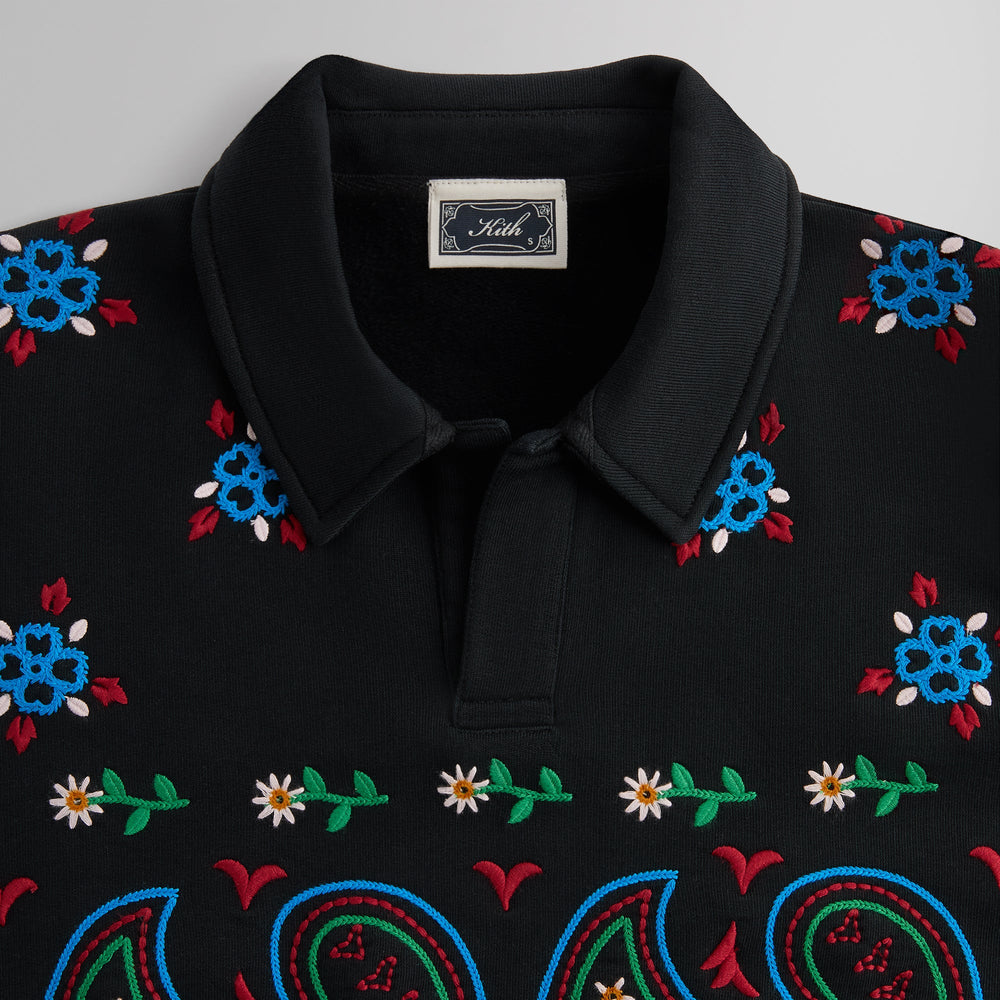 Kith Nelson Collared Overshirt - Black | Kith Black