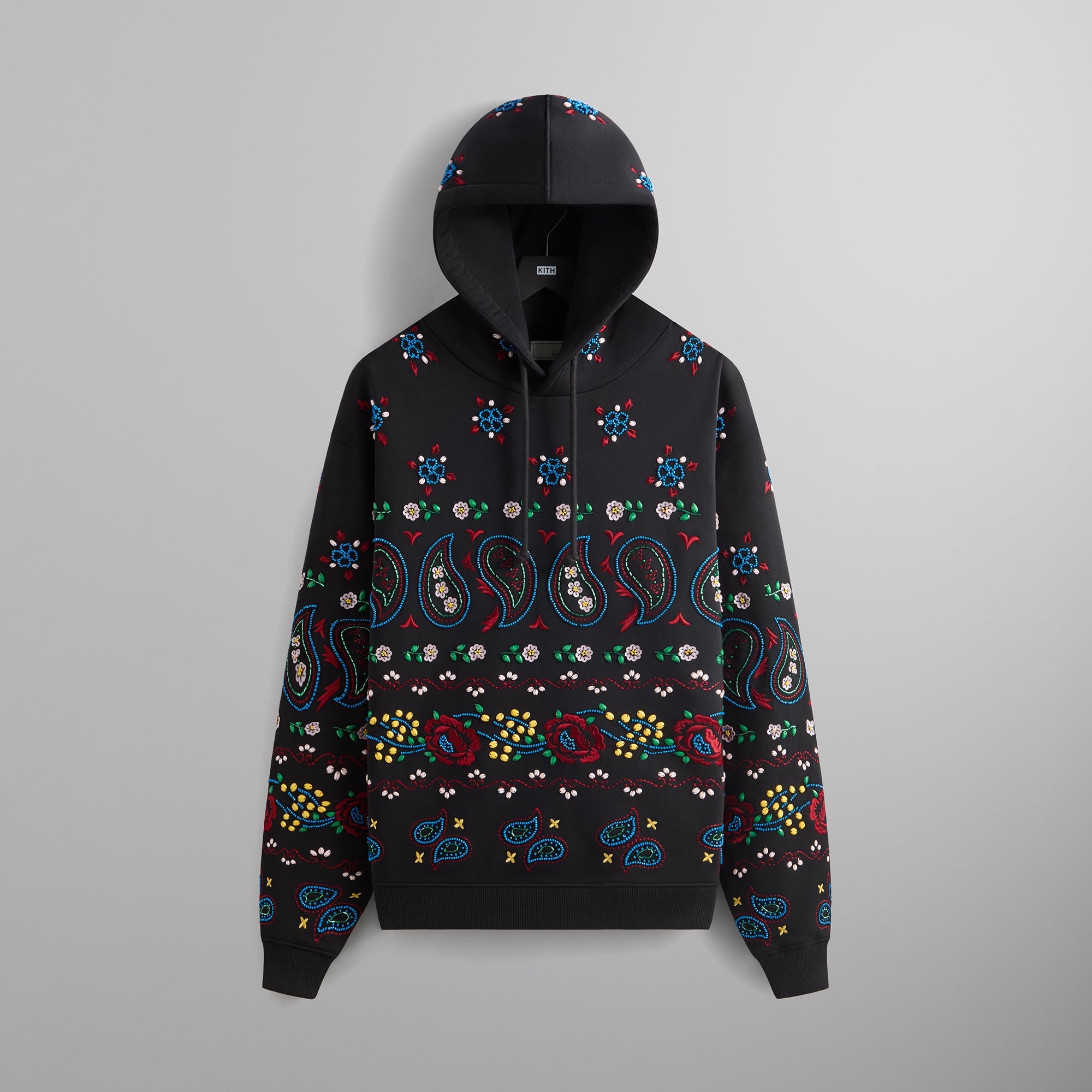 &Kin Paisley Floral Williams III Hoodie - Black | Kith Black