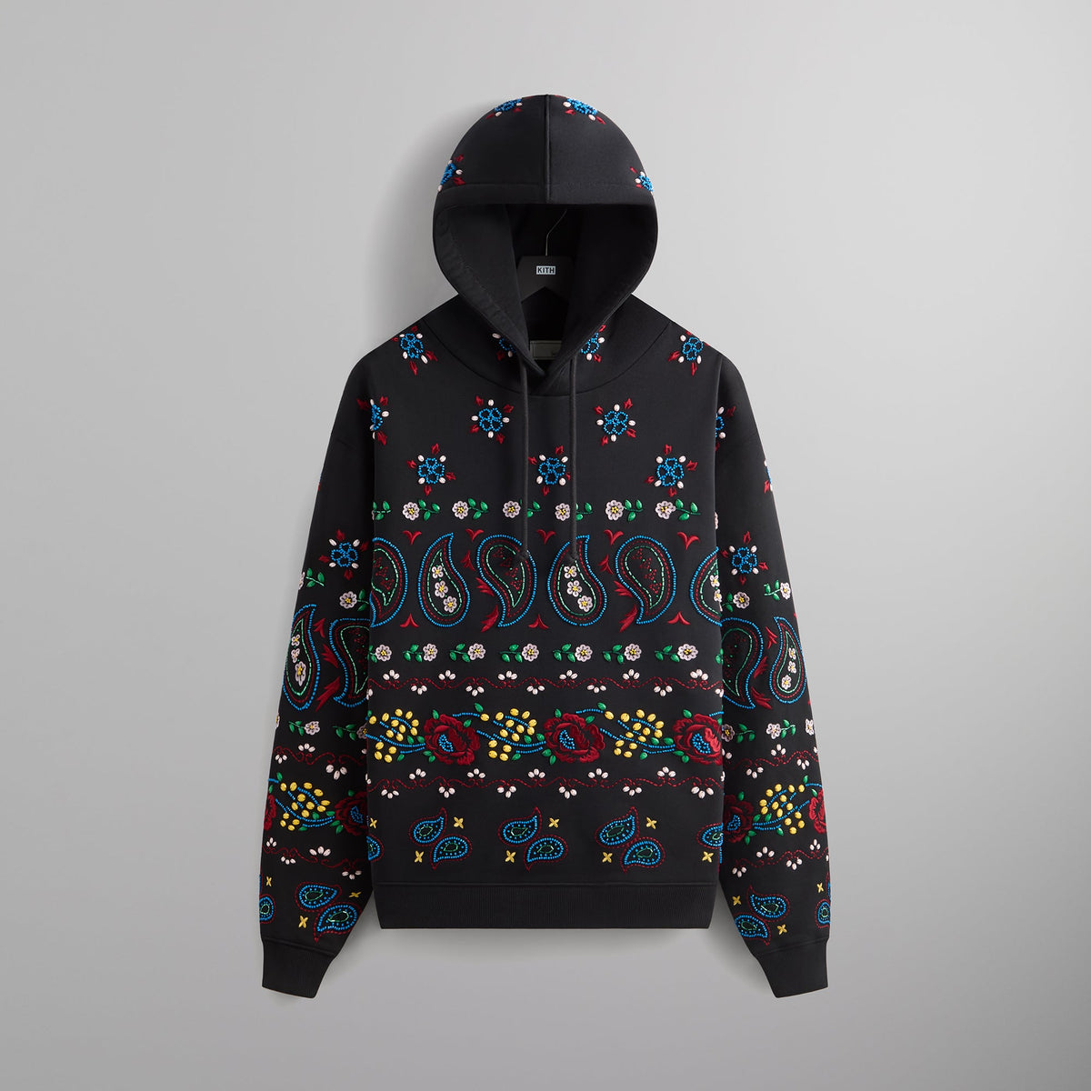 &Kin Paisley Floral Williams III Hoodie - Black | Kith Black