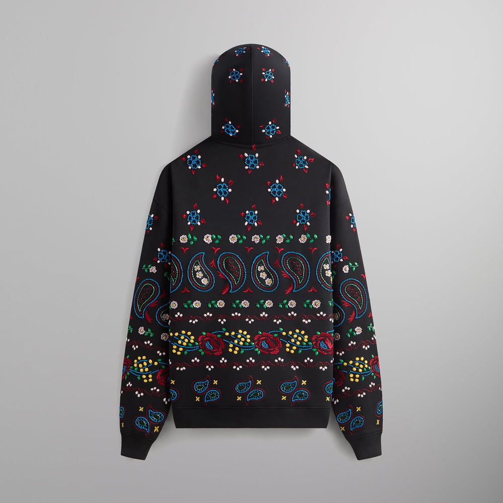 &Kin Paisley Floral Williams III Hoodie - Black | Kith Black