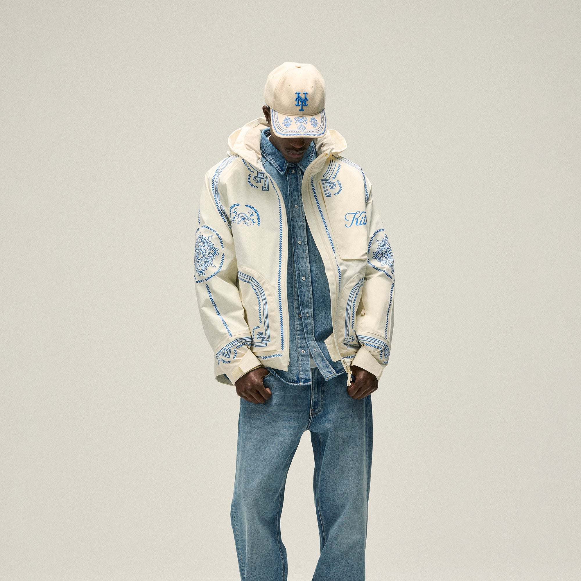 Kith & ‘47 for the New York Mets Embroidered Franchise LS Cap - Sandri | Kith Sandrift