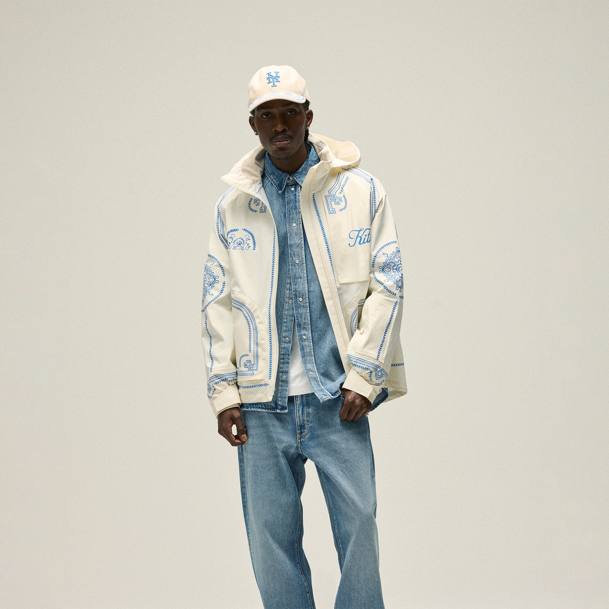 Kith & ‘47 for the New York Mets Embroidered Franchise LS Cap - Sandri | Kith Sandrift