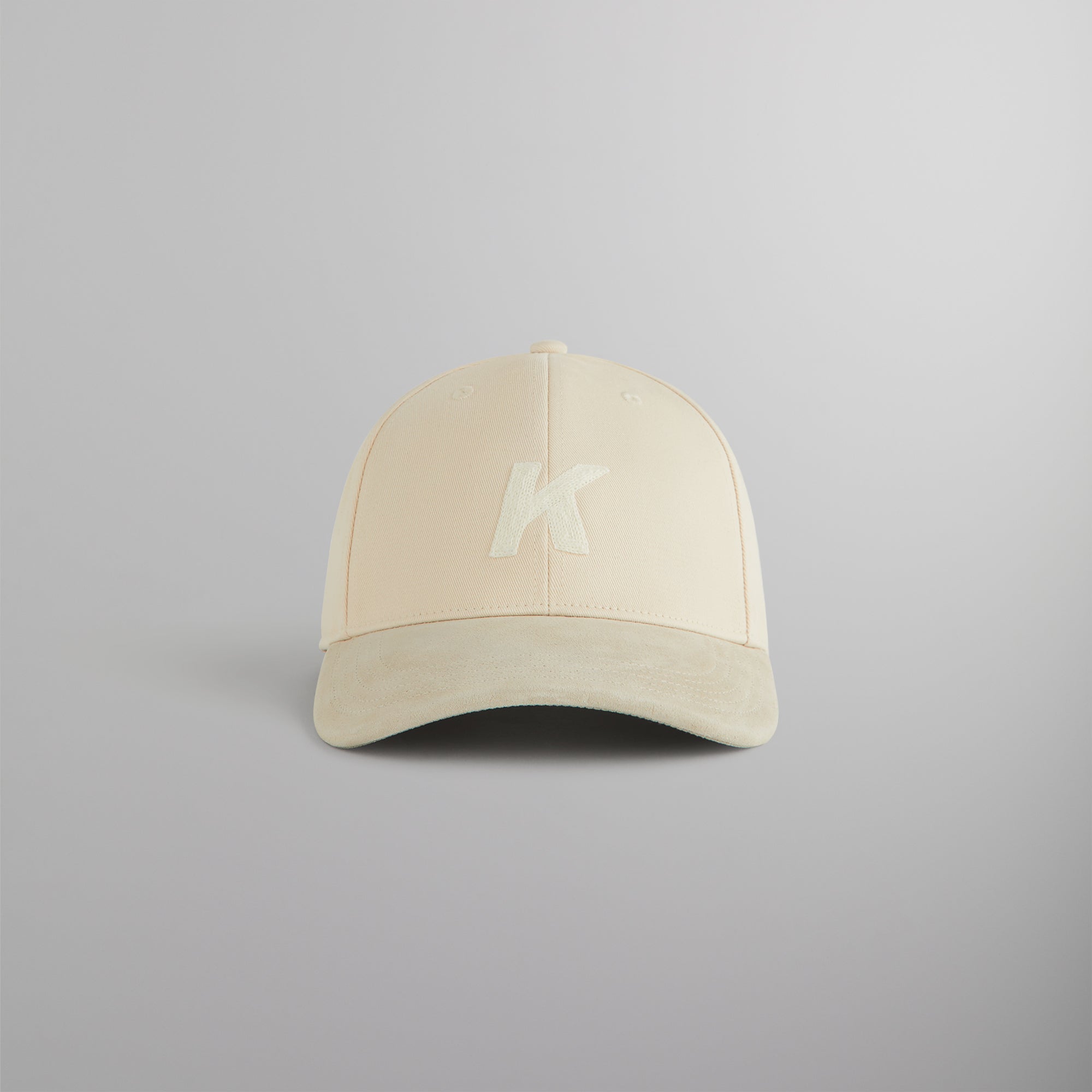 Kith Crochet K Aaron Classic Cap With Suede Brim - Sandrift | Kith Sandrift