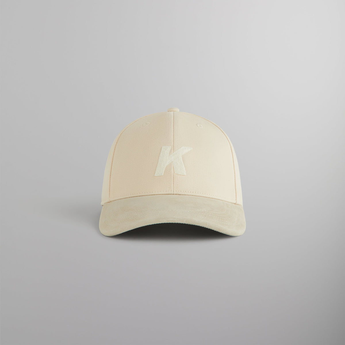 Kith Crochet K Aaron Classic Cap With Suede Brim - Sandrift | Kith Sandrift