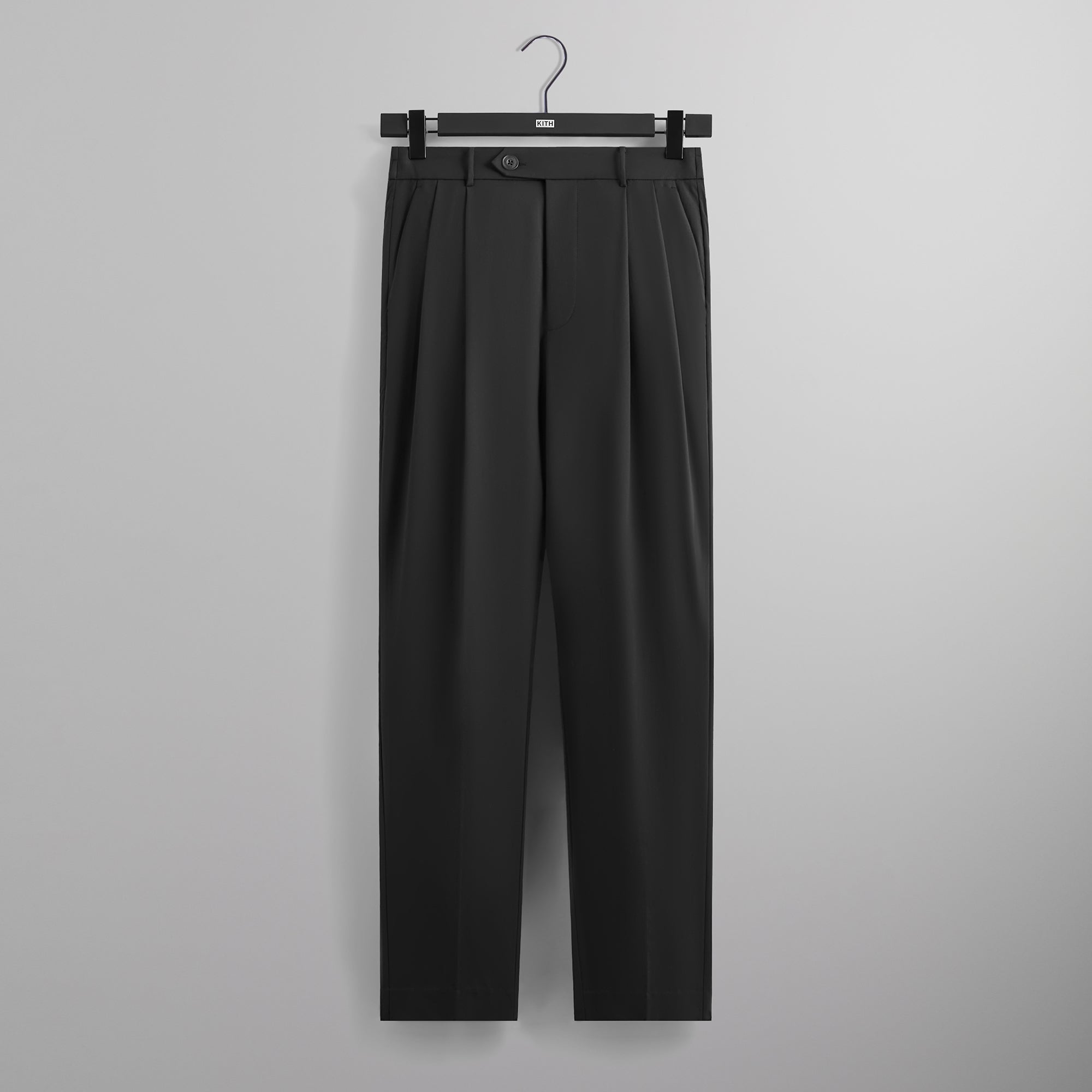 &Kin Kylan Pleater Trouser - Black | Kith Black