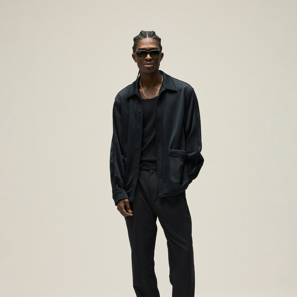 &Kin Kylan Pleater Trouser - Black | Kith Black