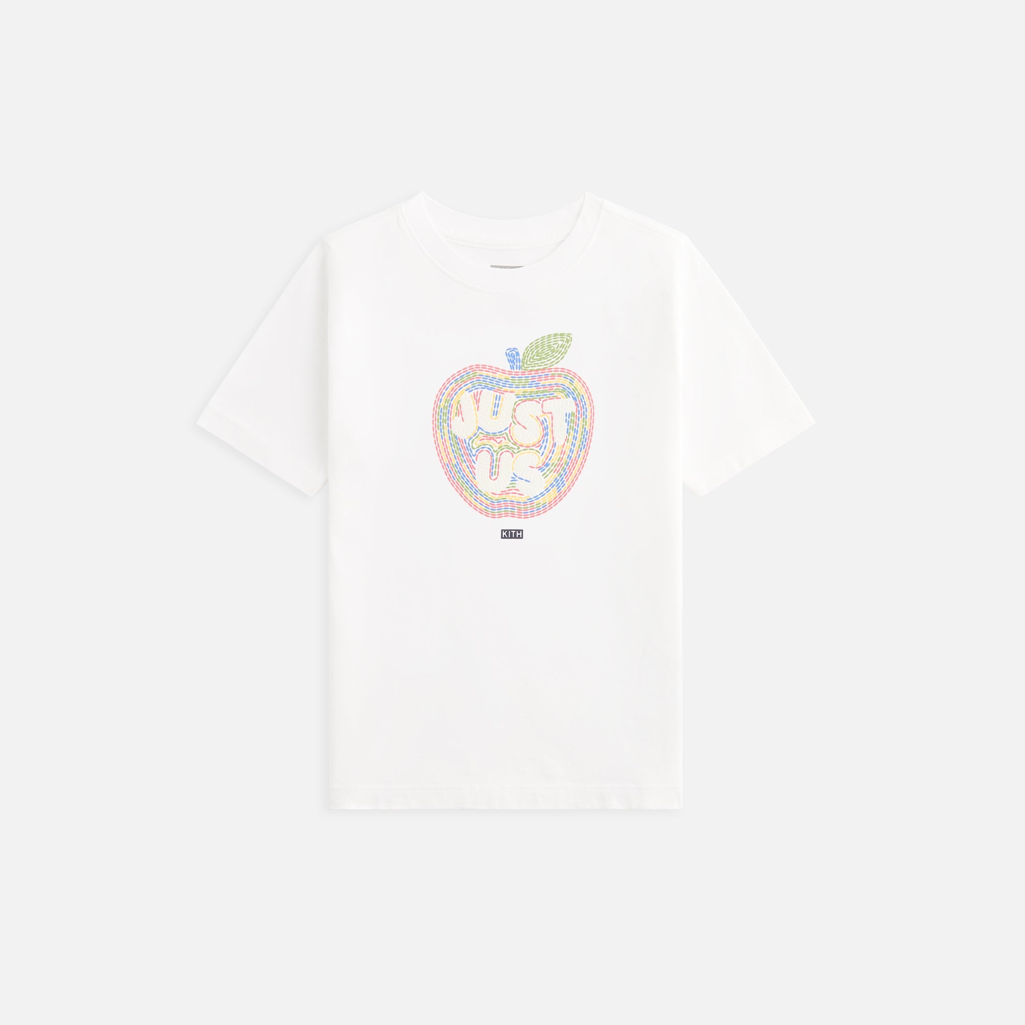 Kith Kids Just Us Apple Graphic Tee - White | Kith White