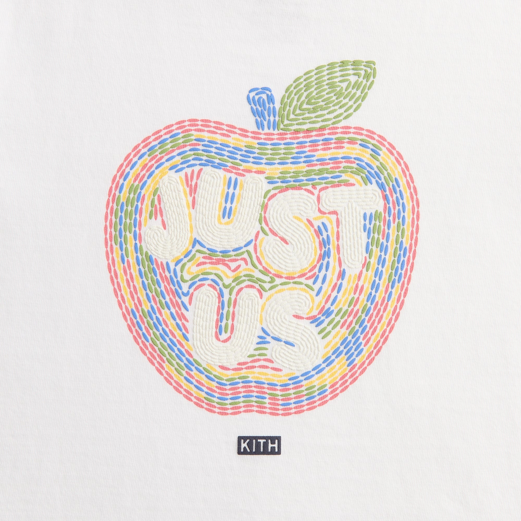 Kith Kids Just Us Apple Graphic Tee - White | Kith White