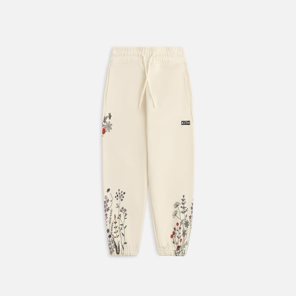 Kith Kids Floral Williams II Sweatpant - Sandrift | Kith Sandrift
