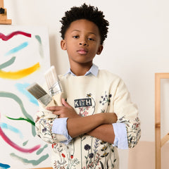 Kith Kids Floral Nelson Crewneck - Sandrift | Kith Sandrift
