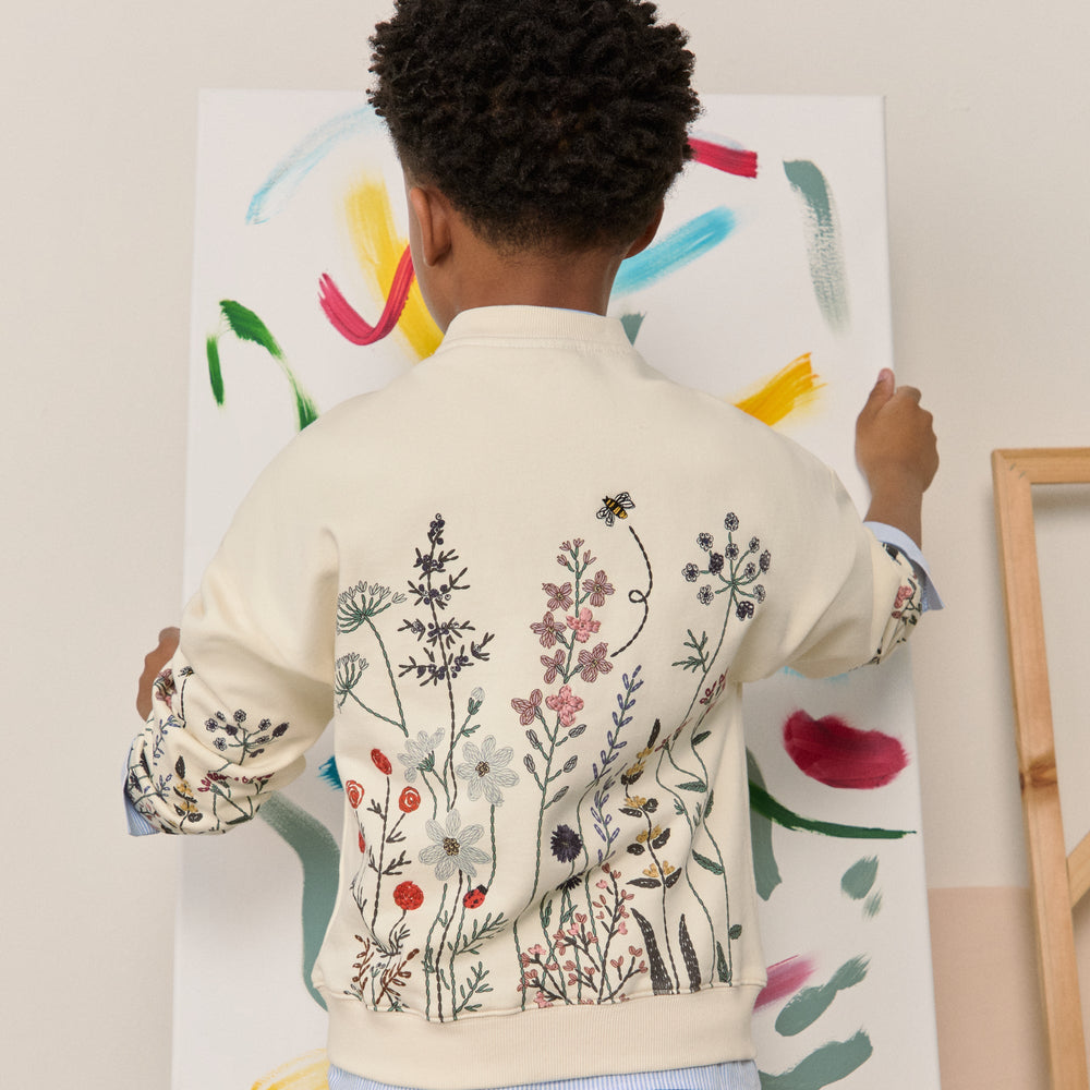 Kith Kids Floral Nelson Crewneck - Sandrift | Kith Sandrift