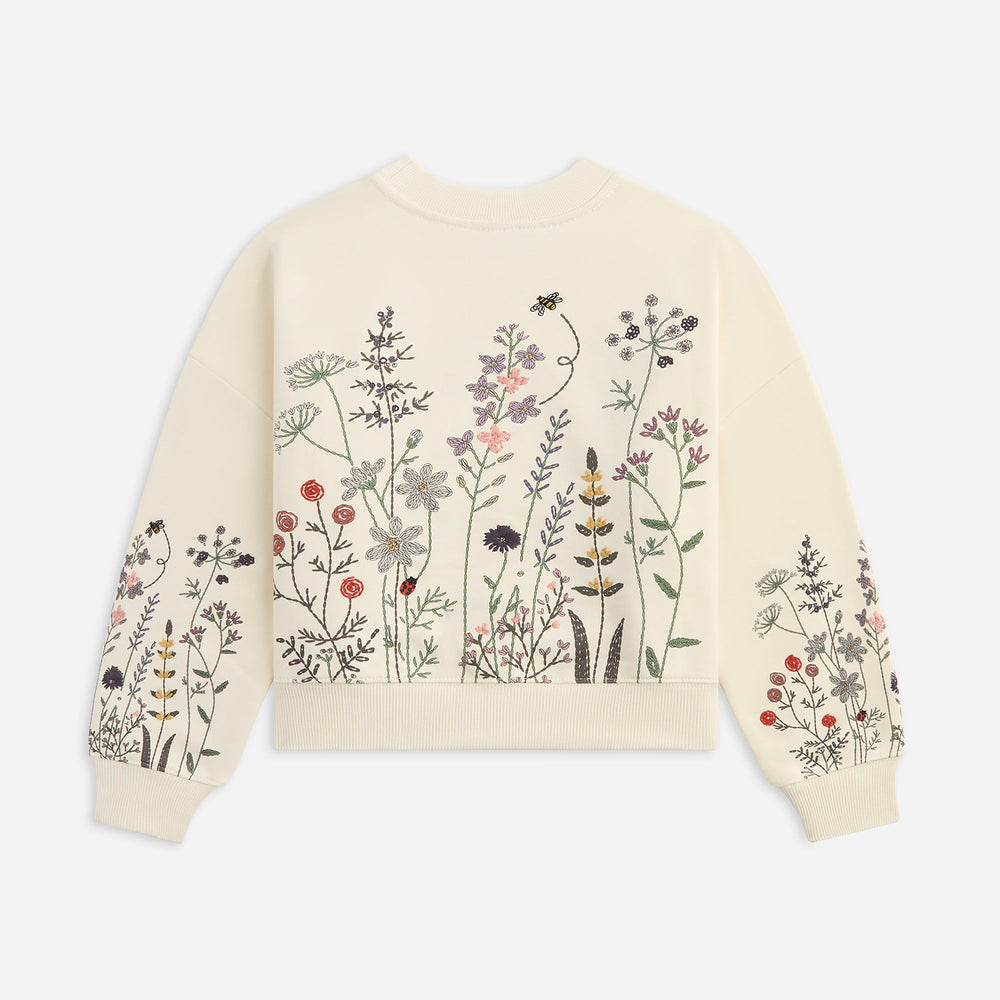 Kith Kids Floral Nelson Crewneck - Sandrift | Kith Sandrift