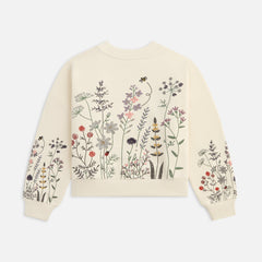 Kith Kids Floral Nelson Crewneck - Sandrift | Kith Sandrift