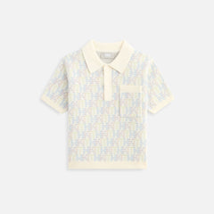Kith Kids Monogram Tilden Polo - Polar | Kith Polar