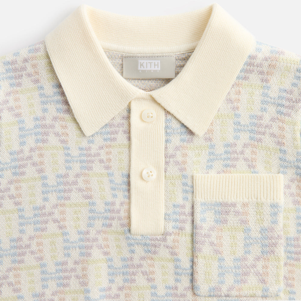Kith Kids Monogram Tilden Polo - Polar | Kith Polar