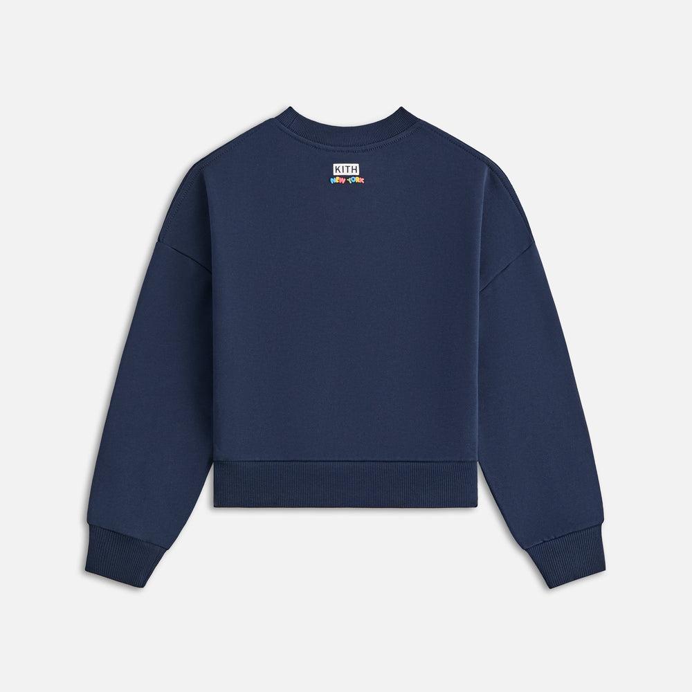 Kith Kids Just Us Apple Nelson Crewneck - Nocturnal | Kith Nocturnal
