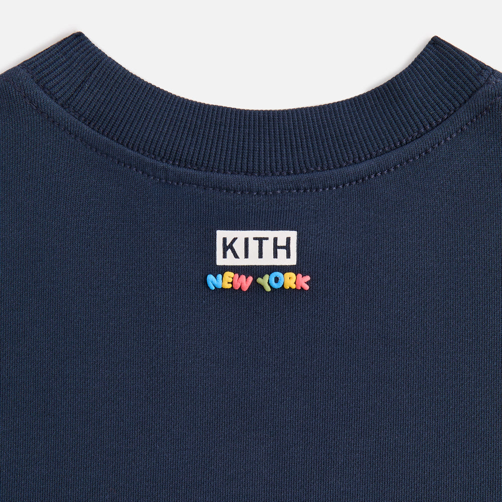 Kith Kids Just Us Apple Nelson Crewneck - Nocturnal | Kith Nocturnal