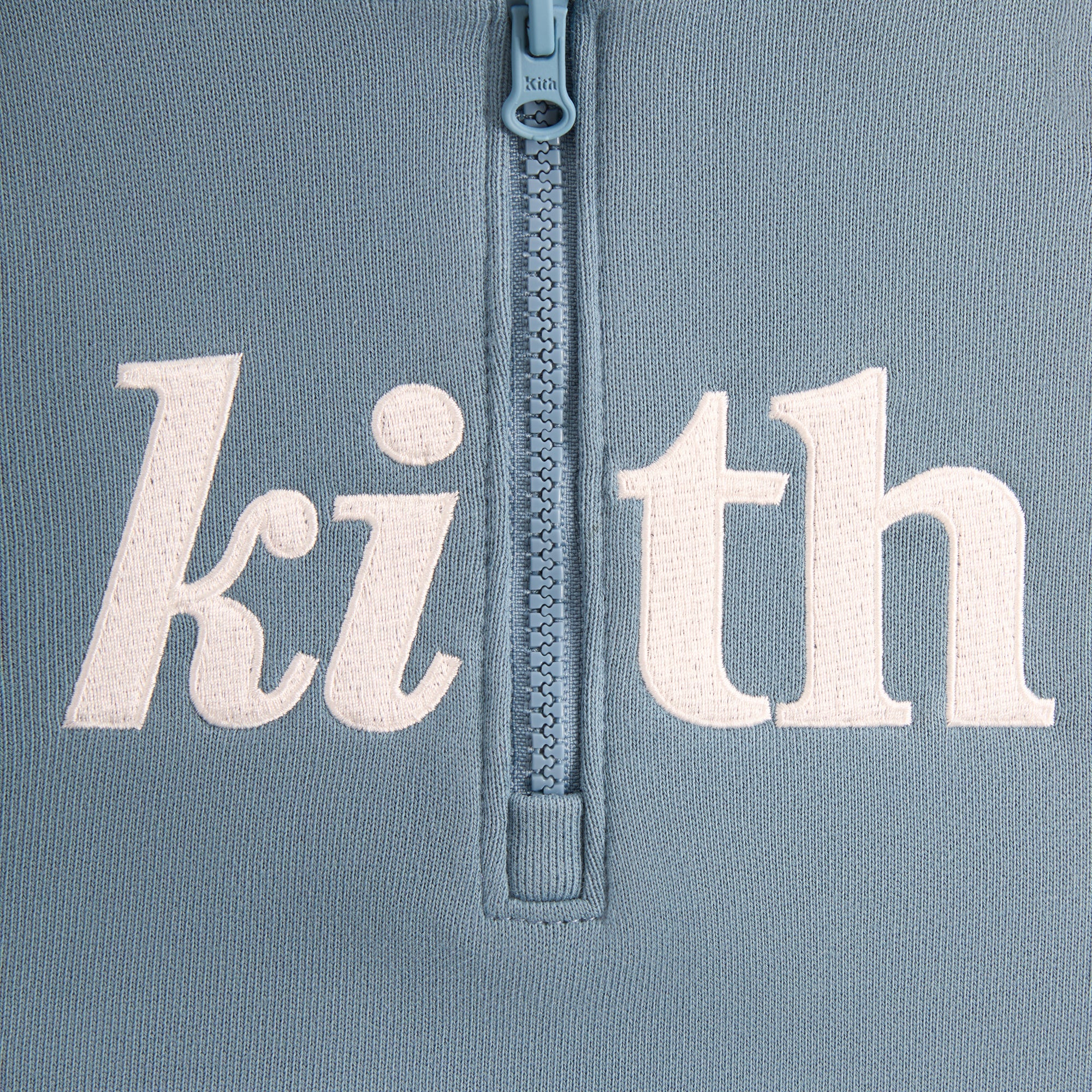 Kith Kids Color-Blocked Vale Nelson Quarter Zip Hoodie - Farrow | Kith Farrow