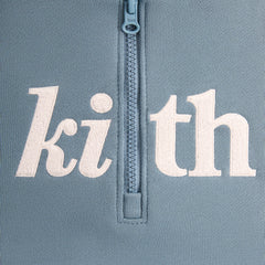 Kith Kids Color-Blocked Vale Nelson Quarter Zip Hoodie - Farrow | Kith Farrow