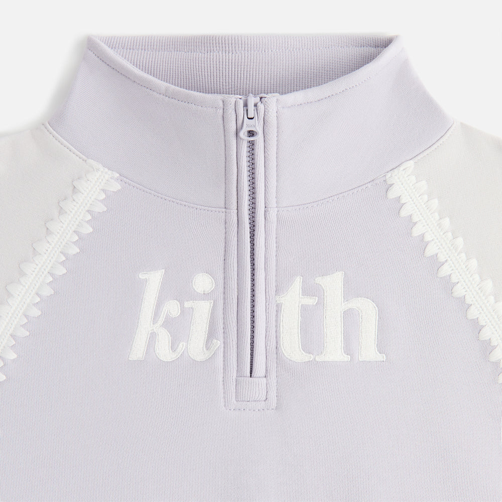 Kith Kids Color-Blocked Vale Fallon Quarter Zip - Echo | Kith Echo