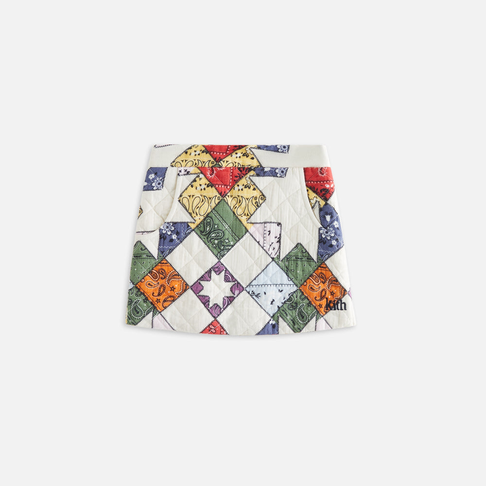 Kith Kids Quilted Patchwork Skirt - Sandrift | Kith Sandrift