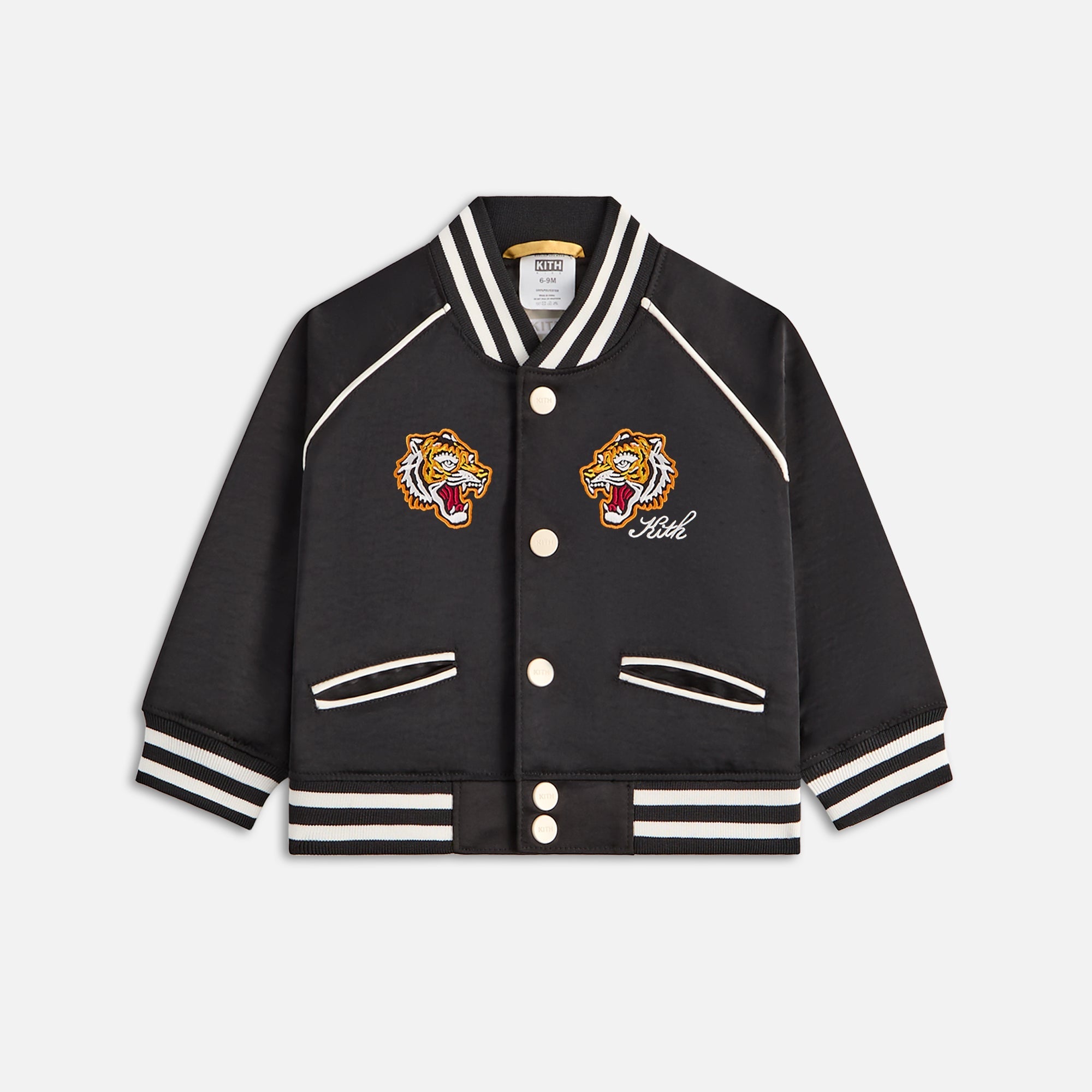 Kith Baby Satin Tiger Souvenir Jacket - Black | Kith Black