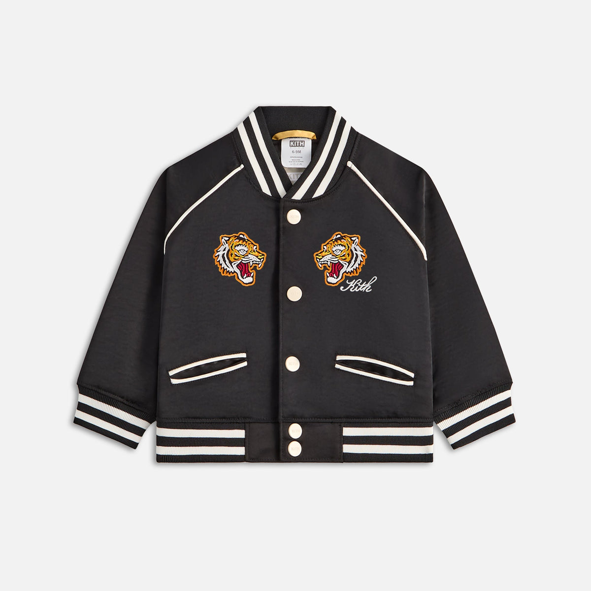 Kith Baby Satin Tiger Souvenir Jacket - Black | Kith Black