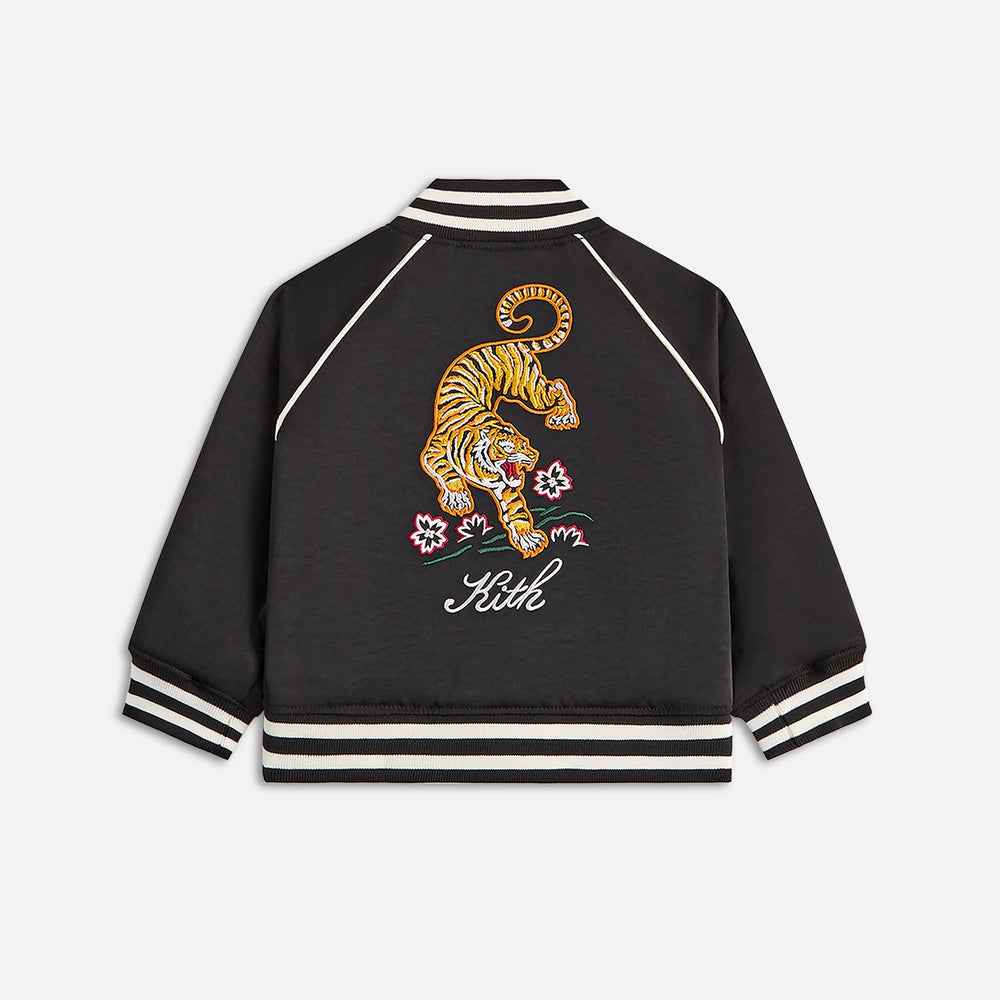 Kith Baby Satin Tiger Souvenir Jacket - Black | Kith Black