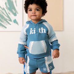 Kith Baby Color-Blocked Vale Nelson Quarter Zip Hoodie - Farrow | Kith Farrow