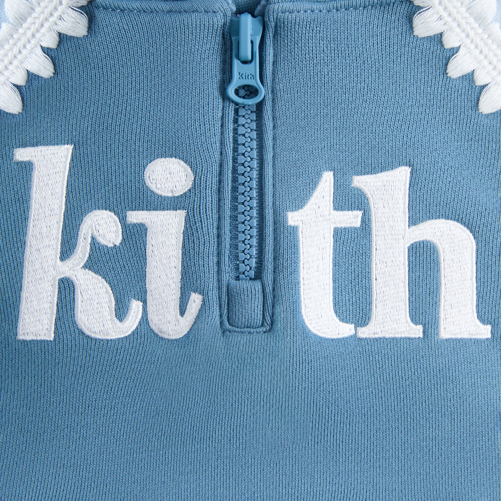Kith Baby Color-Blocked Vale Nelson Quarter Zip Hoodie - Farrow | Kith Farrow