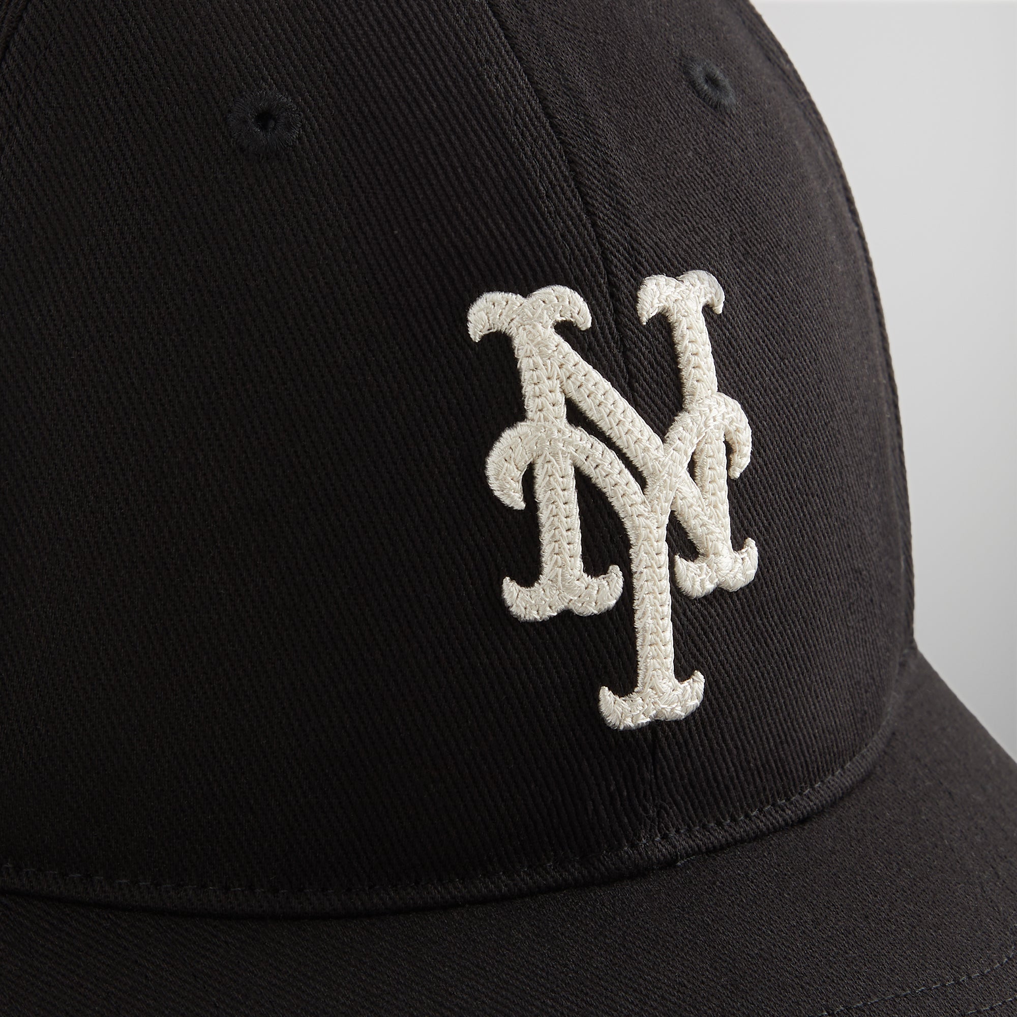 Kith & '47 for the New York Mets Heavy Twill Franchise LS Cap - Black | Kith Black