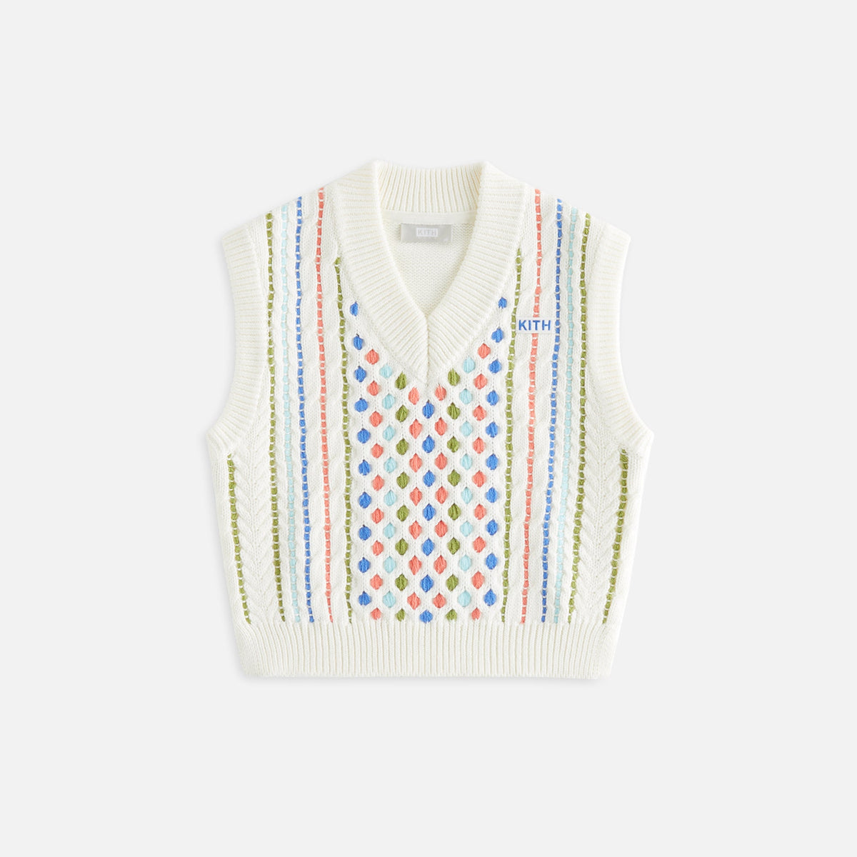 Kith Kids Novelty Cable Knit Vest - Sandrift | Kith Sandrift