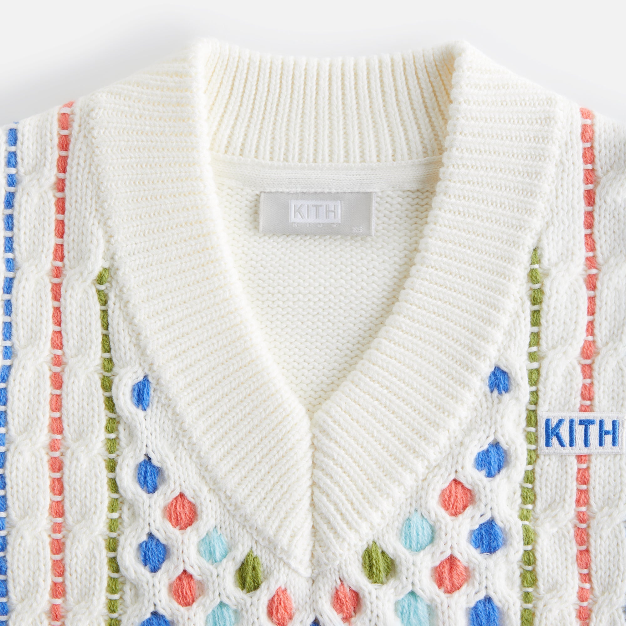 Kith Kids Novelty Cable Knit Vest - Sandrift | Kith Sandrift