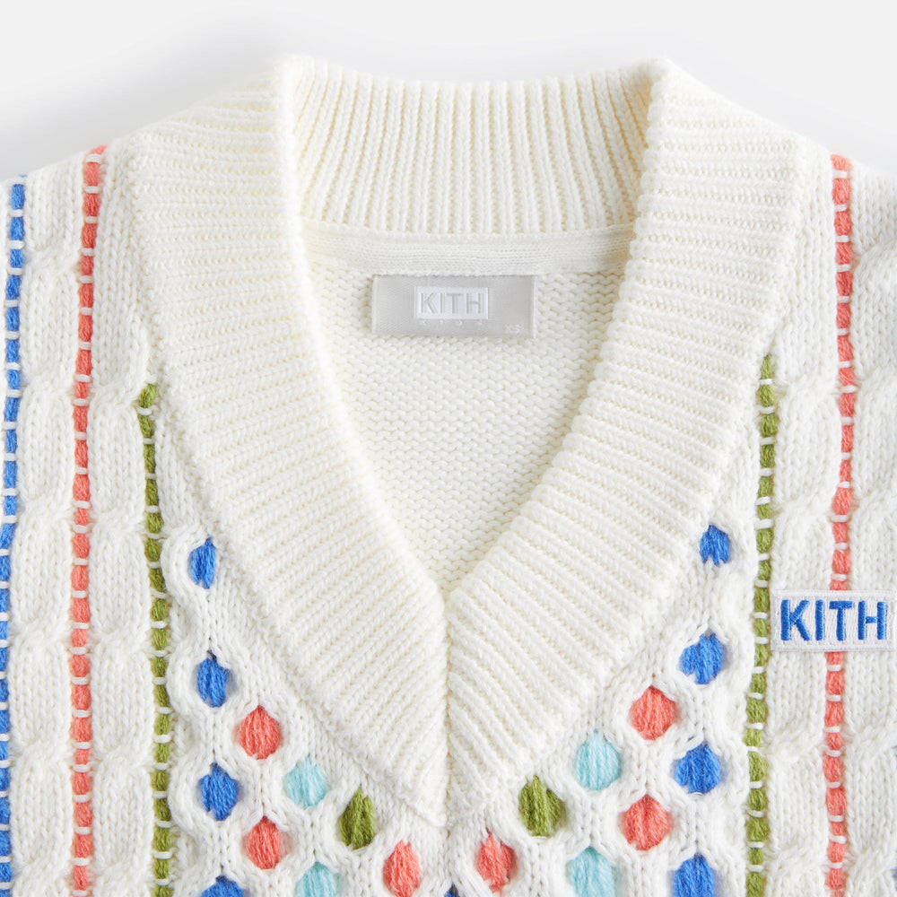 Kith Kids Novelty Cable Knit Vest - Sandrift | Kith Sandrift