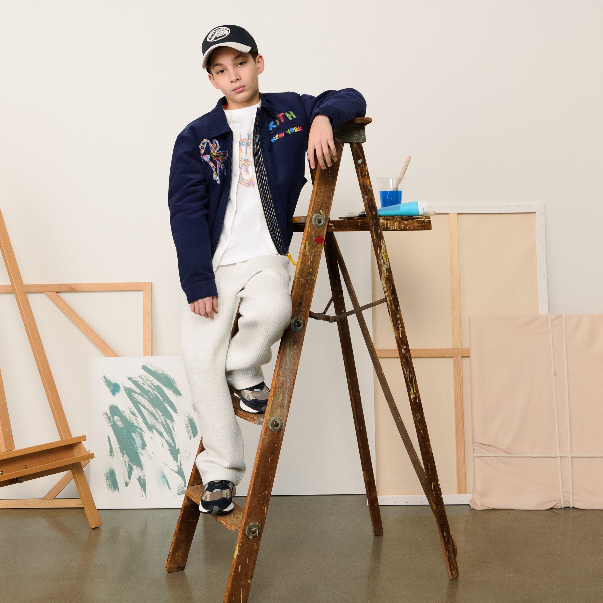 Kith Kids Just Us Harrington Coaches Jacket - Genesis | Kith Genesis