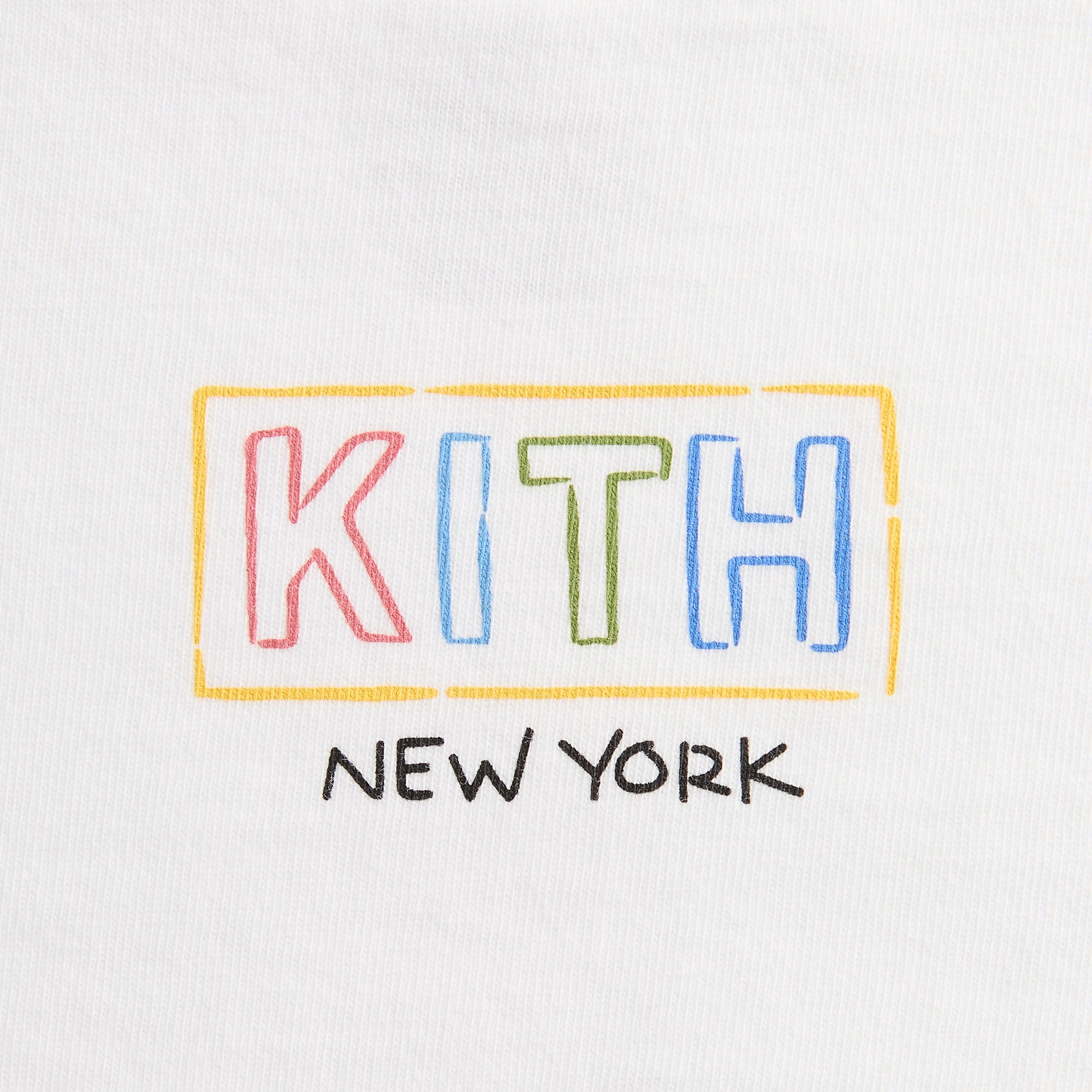 Kith Kids New York Classic Logo Tee - White | Kith White