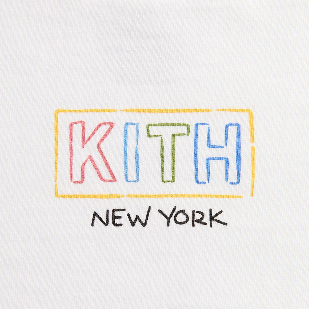 Kith Kids New York Classic Logo Tee - White | Kith White